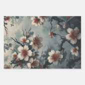 Elegante orientalische Frau unter Blume - Enttäusc Geschenkpapier Set (Vorderseite 2)