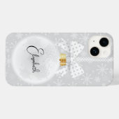 Elegante Ornament Weihnachten Case-Mate iPhone Hülle (Rückseite (Horizontal))
