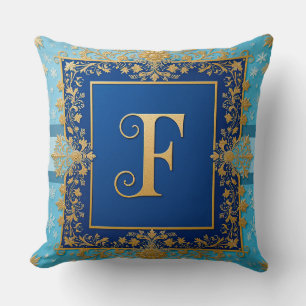 Elegante ornamentale Beschriftung Kissen