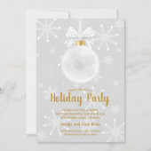 Elegante Ornamente für Kletterhexen: Einladung (Vorderseite)