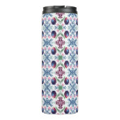 Elegante Oster-Ei-Botanik-Kunst Thermosbecher (Rückseite)