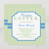 Elegante Ostereinladung Einladung (Vorne/Hinten)