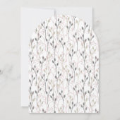 Elegante Osterfeier Einladung (Rückseite)