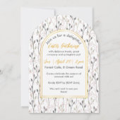 Elegante Osterfeier Einladung (Vorderseite)