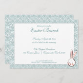 Elegante Osterfeier Einladung (Vorne/Hinten)
