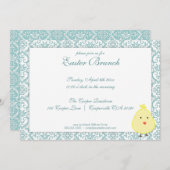 Elegante Osterfeier Einladung (Vorne/Hinten)