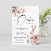 Elegante Osterfeier Einladung (Stehend Vorderseite)