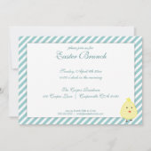 Elegante Osterfeier Einladung (Vorderseite)