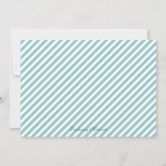 Elegante Osterfeier Einladung (Rückseite)