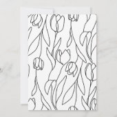 Elegante Ostergrüße Feiertagskarte (Rückseite)