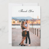 Elegante Osterkarte Dankeskarte (Vorderseite)