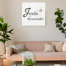 Elegante Ostern "Jesús ha Lebensläufe" Spanisch