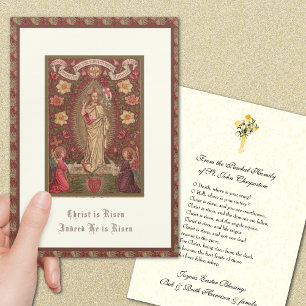 Elegante Osterpascha Auferstehung Jesus Gebet