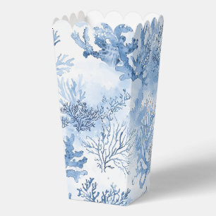 Elegante ozeanblaue Toile Geschenkschachtel