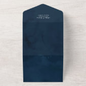 Elegante Ozeanwelle mit Tearaway-UAWG All In One Einladung (Außenbereich)