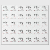 Elegante Paare Jubiläumszeitung Geschenkpapier (Flach)