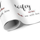 Elegante Paare Jubiläumszeitung Geschenkpapier (Rolleneckpunkt)