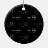 Elegante Paare Keramik Ornament (Hinten)