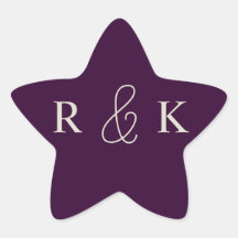 Elegante Paare mit Monogramm