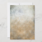 Elegante Paint Copper Jubiläum-Party Einladung (Rückseite)