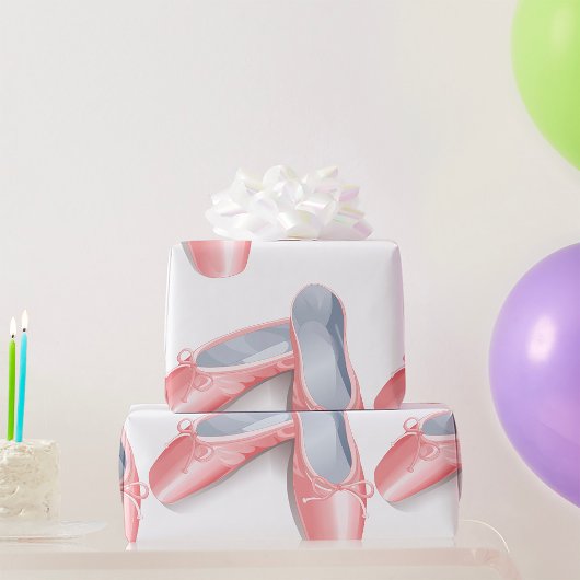 Elegante Paletten Niedlich Girly Dance Shoes Geschenkpapier