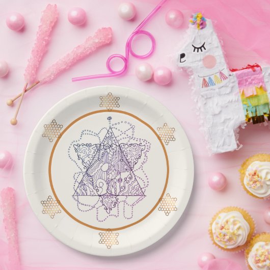 Elegante Paper-Teller Pappteller (Party)