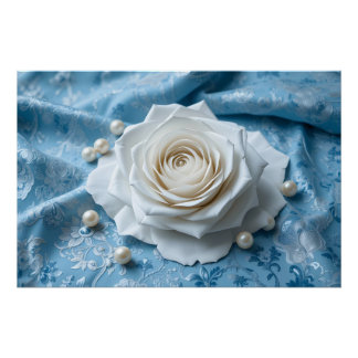 Elegante Papercraft Still Life Poster