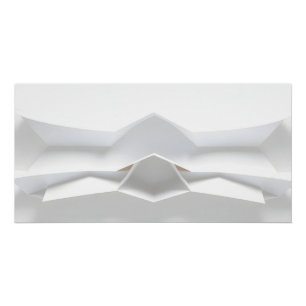 Elegante Papierarchitektur Poster