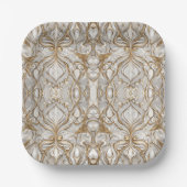 Elegante Papierplatten Pappteller (Vorderseite)