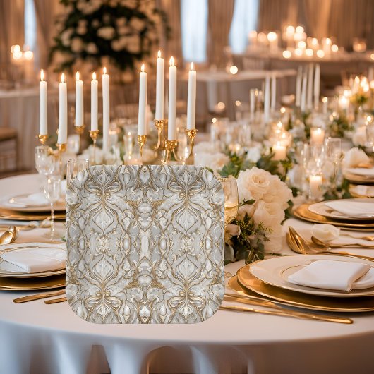 Elegante Papierplatten Pappteller