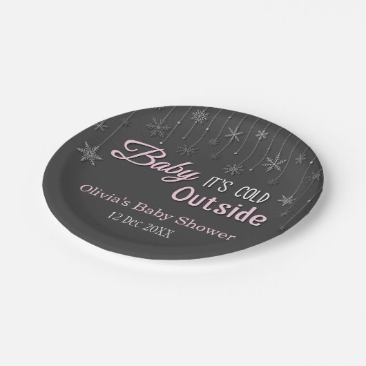 Elegante Pappteller (Schrägansicht)