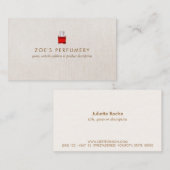 Elegante Parfüm Business Card Visitenkarte (Vorne/Hinten)