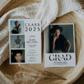 Elegante Partei für den Minimalistischen Foto Einladung