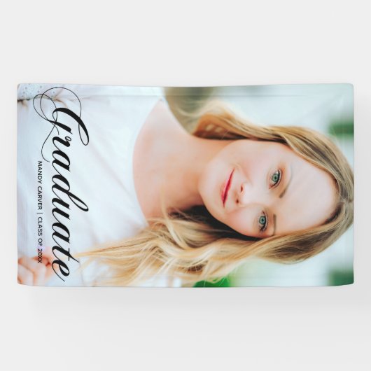 Elegante Partei für den vertikalen Graduate Foto G Banner (Horizontal)