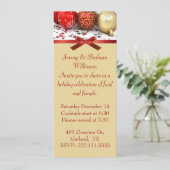 Elegante Party Einladung (Stehend Vorderseite)