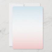 Elegante Party Einladung (Rückseite)