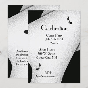 Elegante Party-Einladung 5"x 7" Einladung