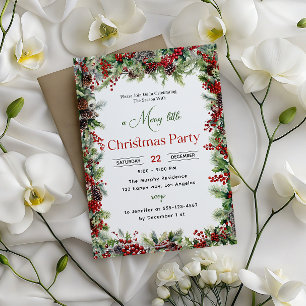 Elegante Party Einladung Pine & Berry