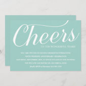 Elegante Party Einladung zum zehnten Hochzeitstag (Vorne/Hinten)