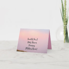 Elegante Pastel Baby Dusche Einladung mit massgesc