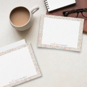 Elegante Pastel Bloral Blush Individuelle Name Not