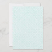 Elegante Pastel Blue Baby Dusche Teatro Sociale Be Einladung (Rückseite)