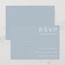 Elegante Pastel Blue Minimal Modernes Hochzeitssom