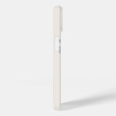 Elegante Pastel Blue Watercolor Rose Personalisier Case-Mate iPhone Hülle (Rückseite / Rechts)