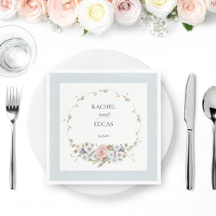 Elegante Pastel Boho Serviette