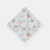 Elegante Pastel Boho Serviette (Ecke)