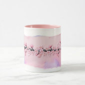 Elegante Pastel Cherry Blossom Tasse (Zentrum)