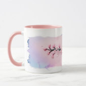 Elegante Pastel Cherry Blossom Tasse (Links)