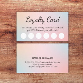 Elegante Pastel Colors Treuekarte