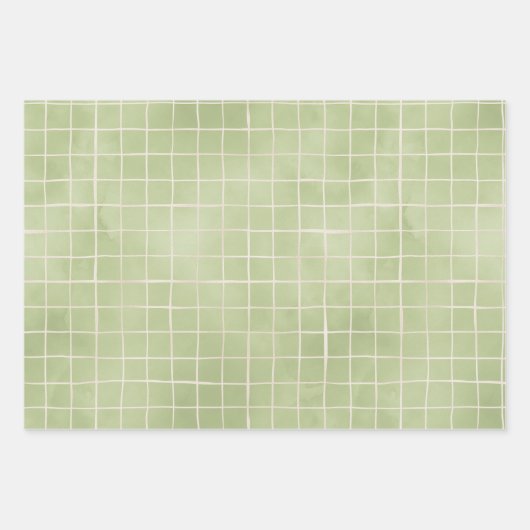 Elegante Pastel Daisy Blume Bunny Spring Oster Geschenkpapier Set (Vorderseite 3)